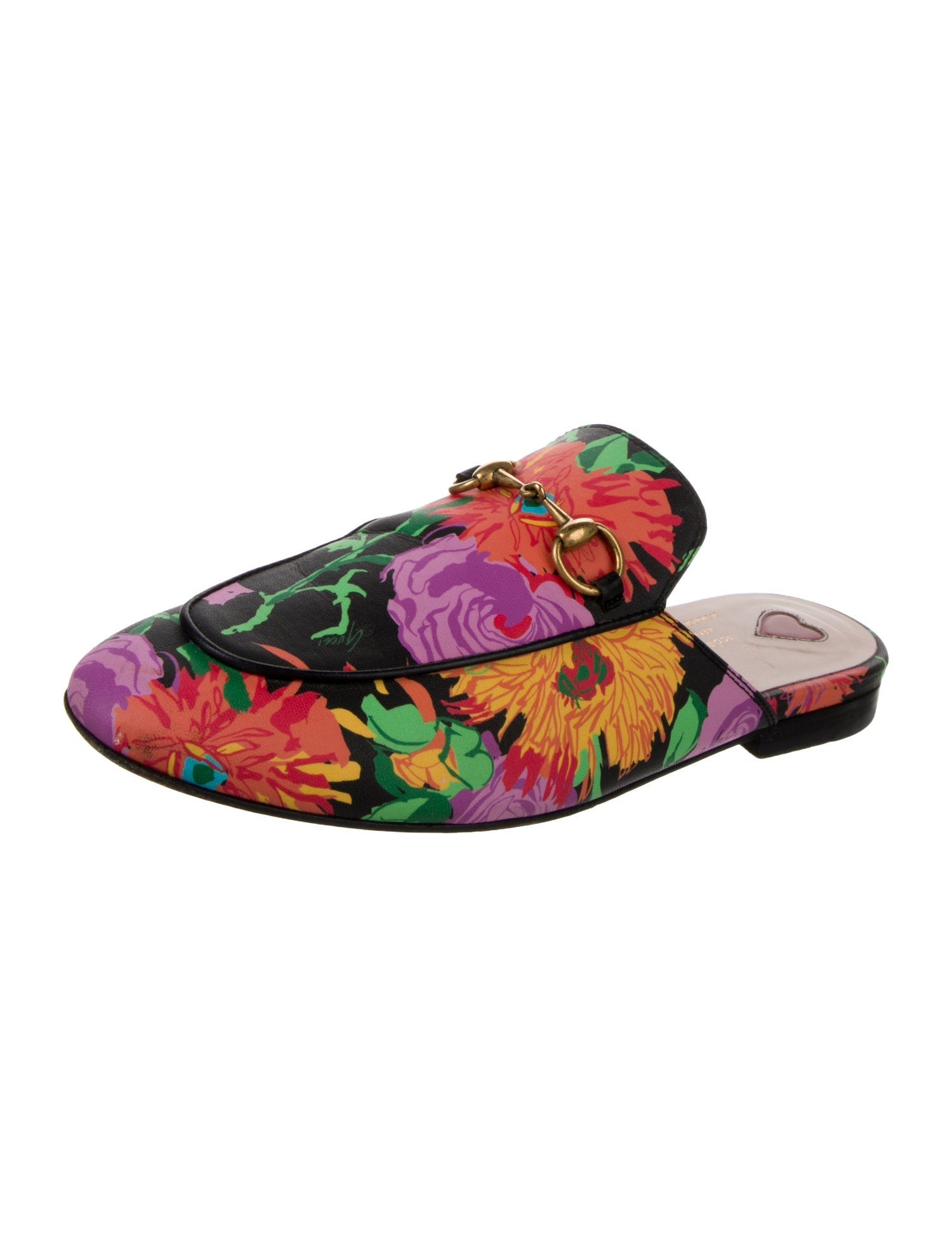 Gucci Horsebit Accent Leather Mules